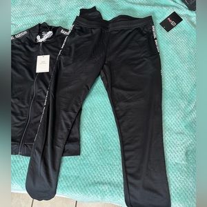 BRAND NEW Lesdomakeup L Babygirl black tracksuit with tags